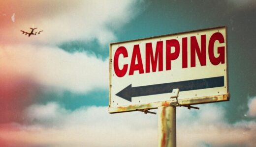 キャンプをする農家 I love camping